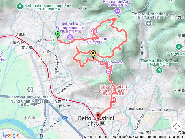 北投四岩連走(大砲岩/湯守岩/大師岩/軍艦岩)