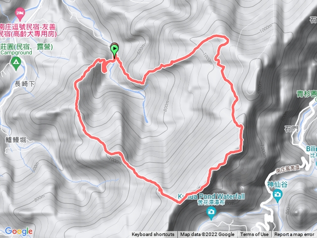 小東河山、南大龜山、光天高山O型（向天湖山放棄）