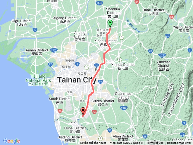 南科到仁德