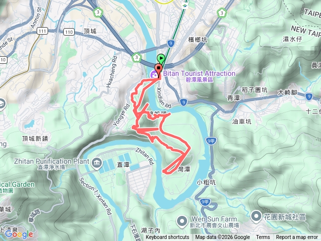 碧潭舊遊樂場渡船頭百年苦楝海會寺碧潭山