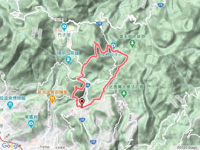 紗帽山七星山夢幻湖絹絲瀑環遊