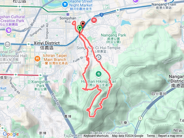 113/10/10-南港象山攀岩5步道+虎/豹山+黃禪園（後山埤O繞）預覽圖