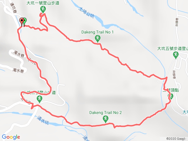 大坑登山步道1上2下