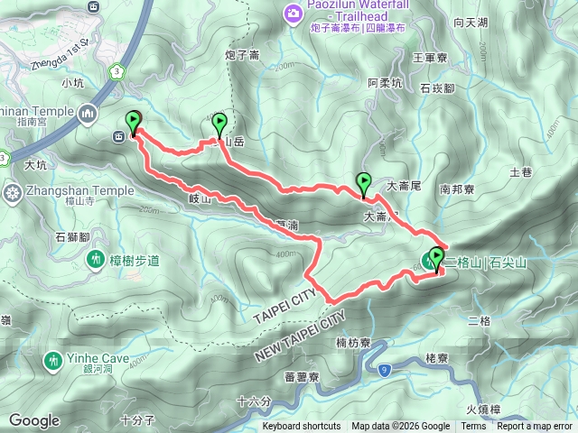 猴山岳步道.二格山.岐山步道O型預覽圖