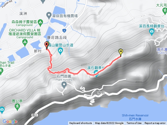 福山巖上下溪州山