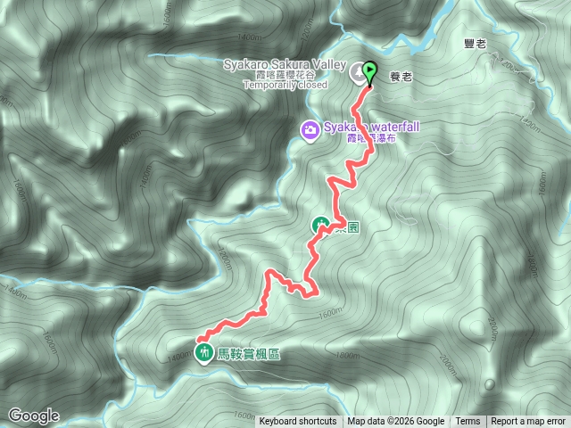 霞喀羅古道 養老-鞍部駐在所