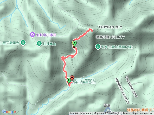 石牛山B線來回預覽圖