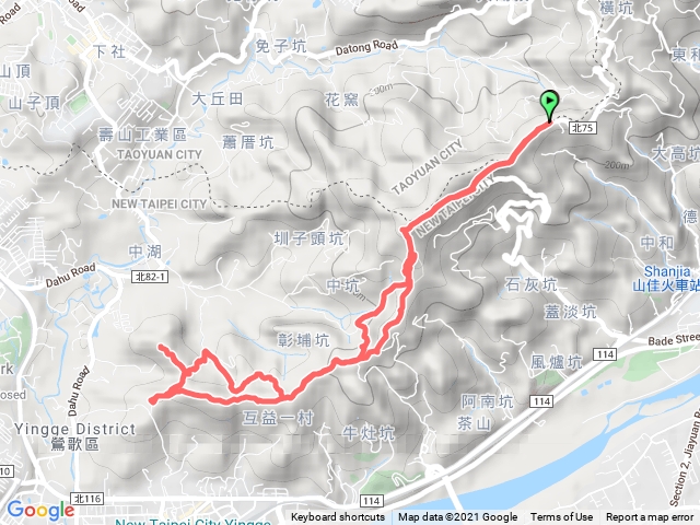 北臨步道縱走忠義宮