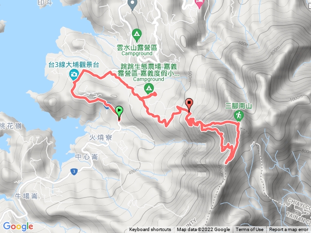 三角南山/南峰O繞