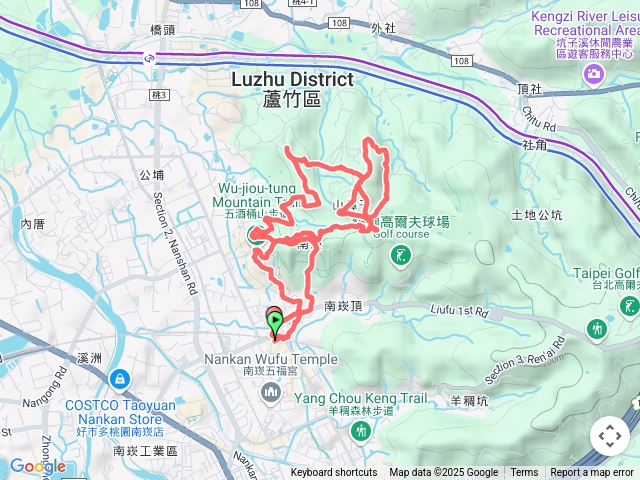 鵬程萬里社區南天宮南崁山六福步道五酒桶山知性步道扶崙驛站義松小徑山鼻山觀景平台崙頭土