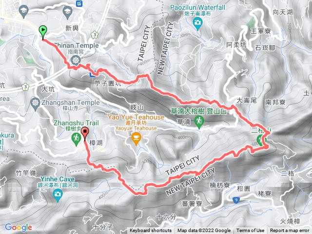 指南宮二格山貓空