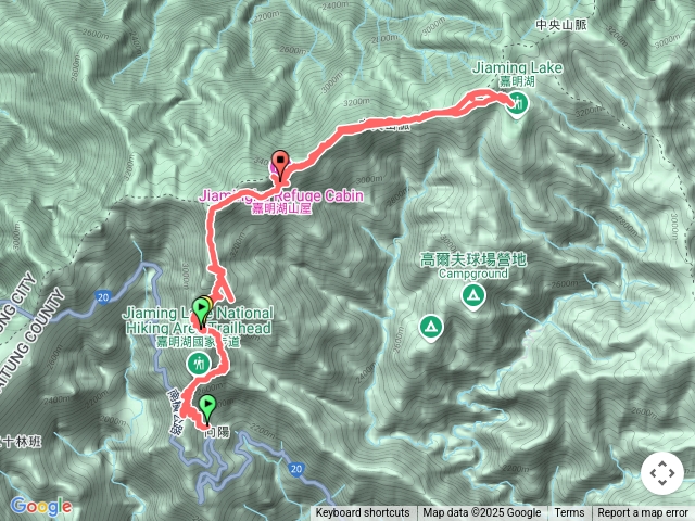 嘉明湖、三叉山