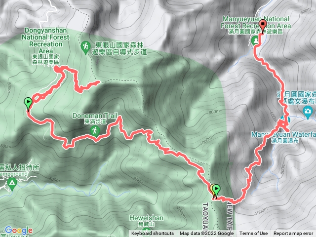 東滿步道+東眼山自導式步道202210011516