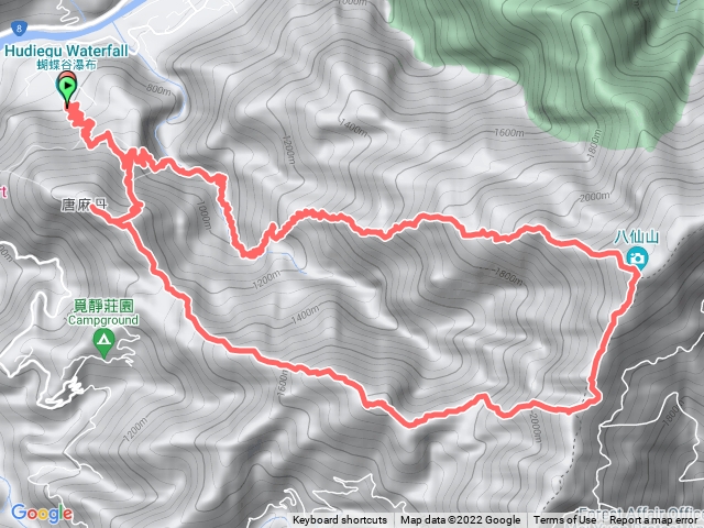 蝶夢八唐O型縱走