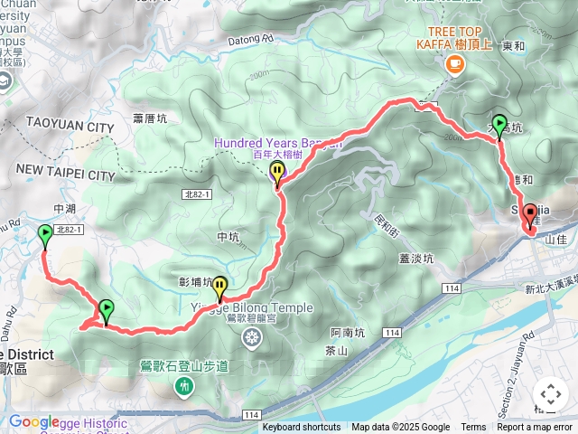 20250323 鶯佳縱走  鶯歌蛋山 觀景山(忘憂亭) 彰埔坑山 光明山(大樹佛) 百年大榕樹 望湖山 石灰坑山 正安宮 大豐一號坑