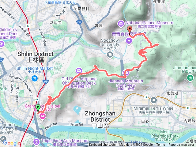 劍潭山，文間山預覽圖