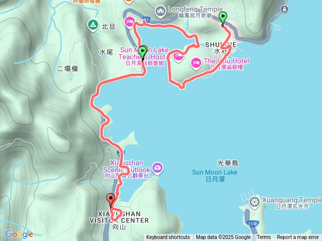 114、11、26日月潭（水社一向山遊客中心）