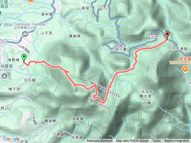 2024-12-04南勢埔向天池山新路向天池山面天山雙面山火燒山二子坪預覽圖