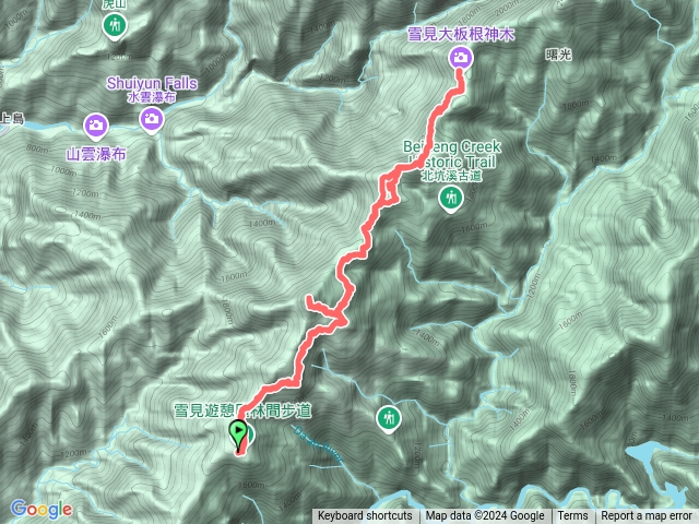 雪見-東洗水山-北坑山-大板根預覽圖