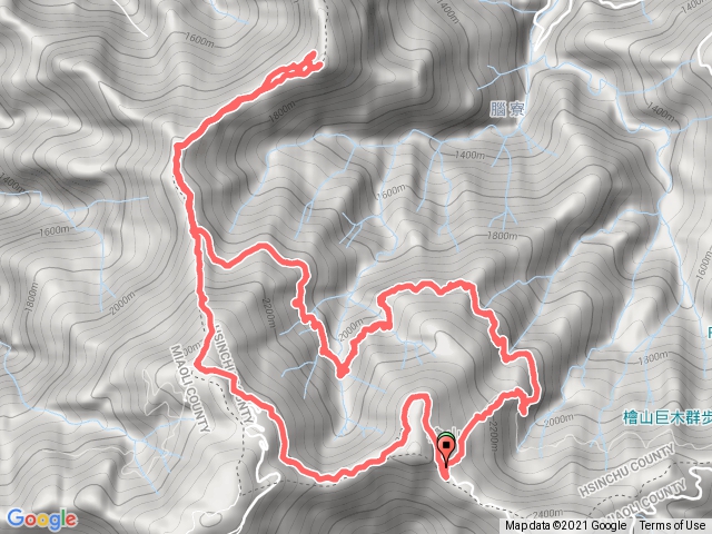 2021/1/20 樂山林道6K-鹿坑山-南比林山-O型