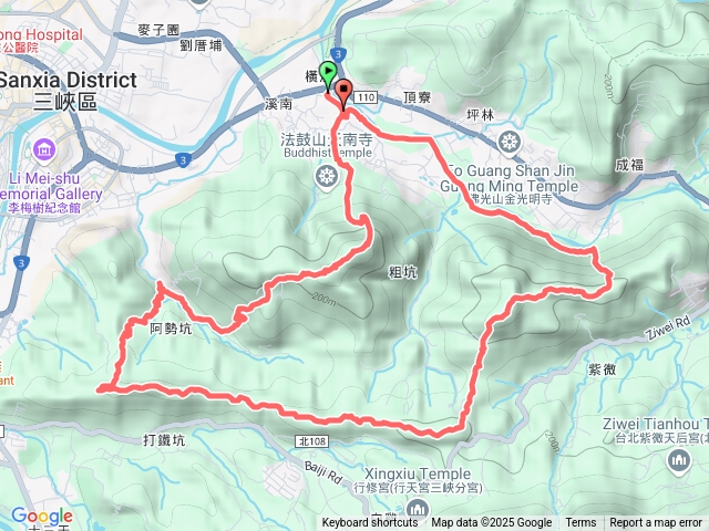 橫溪四山(祖眉坑山~王公坑山~王公山~溪南尖)