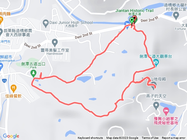 苗栗造橋鄉劍潭古道