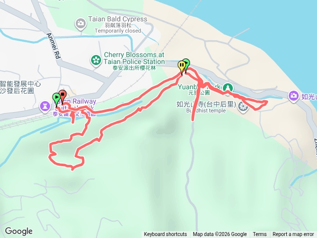 后里泰安登山步道.池山林.如光山寺