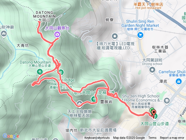 大同山、青龍嶺