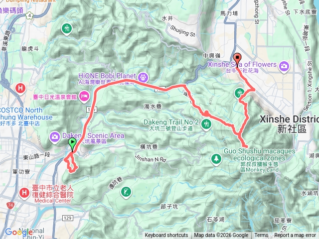 小百岳南觀音山，頭嵙山健走預覽圖