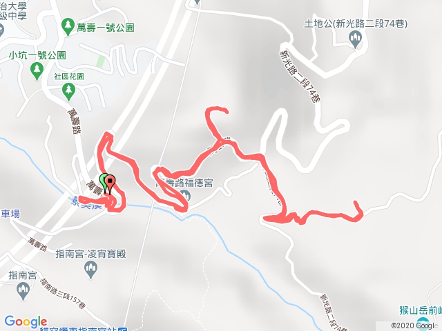 20200508萬壽溪溪畔步道-金頭山-金頭山東峰-猴山坑北市98(未果)