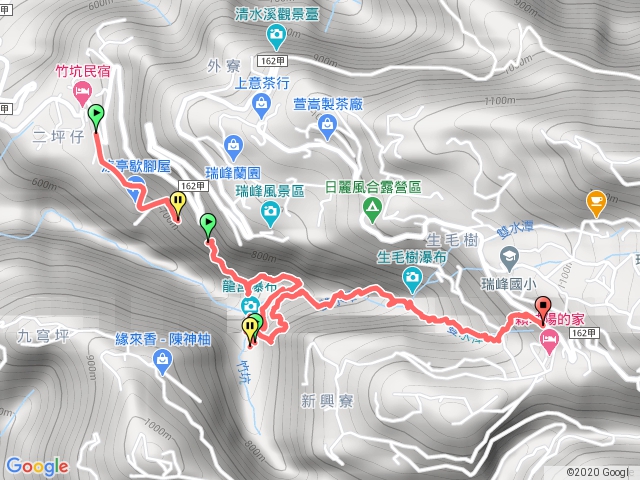竹坑溪步道-龍宮瀑布