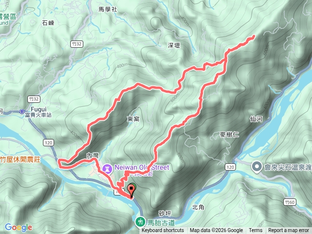 [新竹郊山]內麥舊加白6連峰