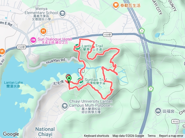 蘭潭後山步道、筍寮山、紅毛碑山、山子頂山