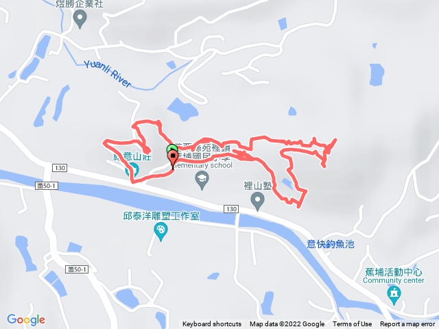 苗栗苑裡 寮子湖山綠意步道
