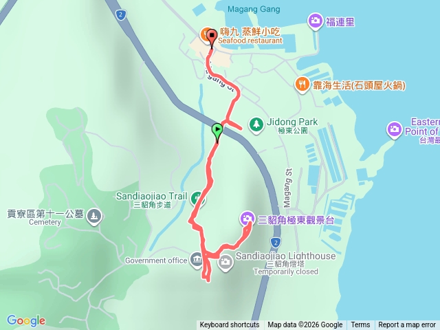 三貂角步道馬崗漁港