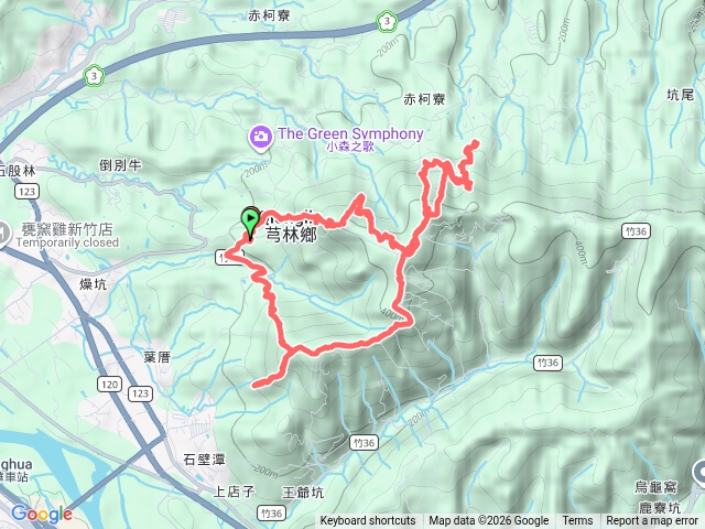 石壁潭山中坑山大小板根飛鳳山預覽圖