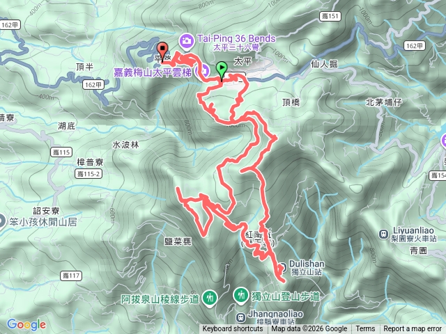 雲之南道、獨立山、阿拔泉、觀音石山7連峰預覽圖
