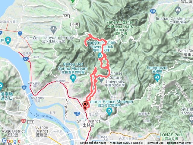 2021-11-14 鐵馬大屯山主峰