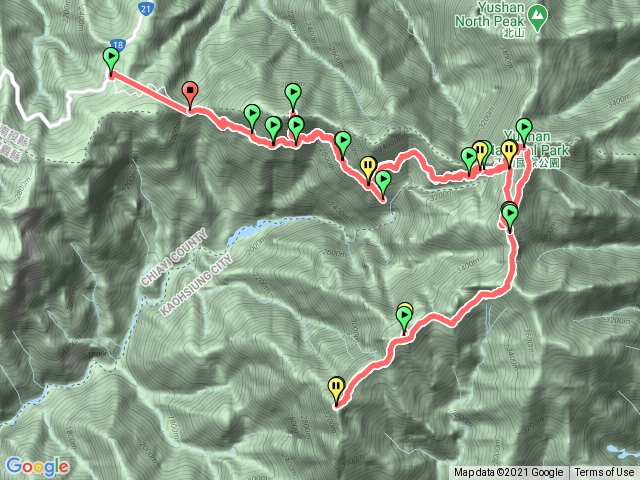 4天3夜-玉山主峰、玉山前鋒、南玉山、玉山小南山