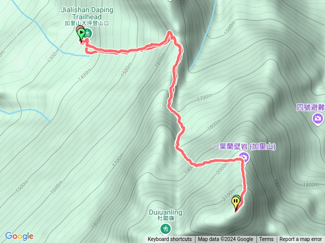 20241208加里山大坪登山口