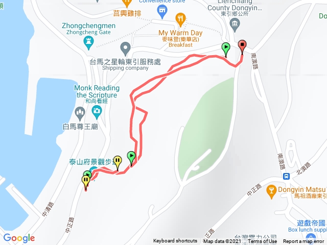 馬祖 東引 泰山府景觀步道