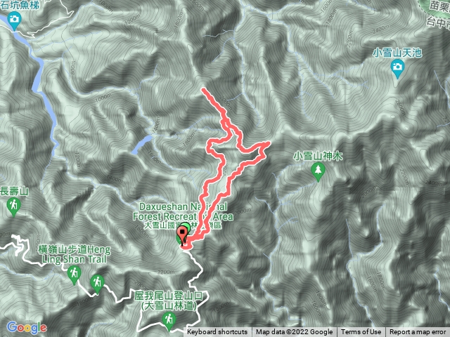 烏石坑山、船型山0型