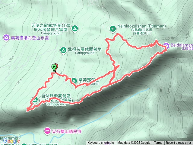 20251004  拉庫山-岩稜線-北得拉曼迴音谷O型預覽圖