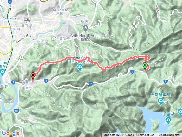 二格山下大香山出北宜路二段公車站