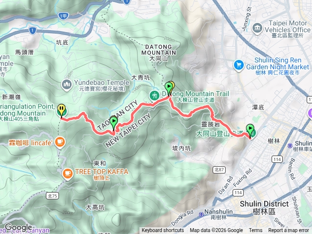 大棟山405高地O繞預覽圖