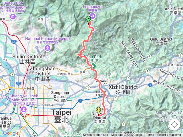 臺北大縱走第四段拓荒白石吊橋Ubike版本