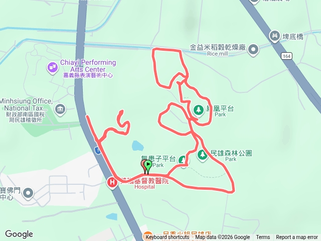 民雄森林公園遊