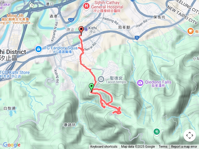 汐止大尖山、濟公小活佛、龍船洞、秀峰瀑布預覽圖