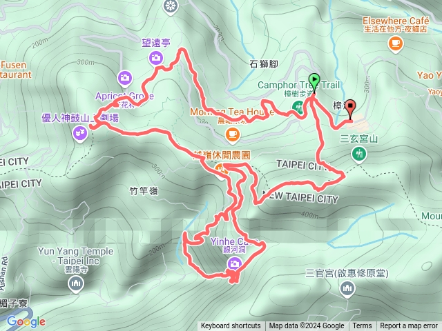 貓空 - 鵝角格山 - 銀河洞 - 待老坑山預覽圖