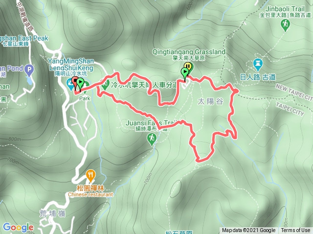 冷水坑擎天崗環形縱走